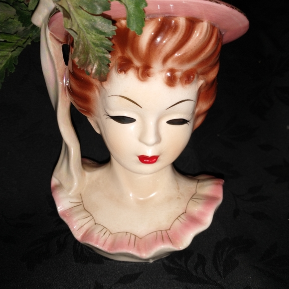 JAPAN Accents Vintage Lady Head Vase Made In Japan Poshmark